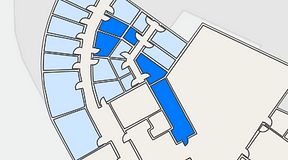 
							Planritning för Quick Office Bromma Blocks, 5 privata rum, 53 m²