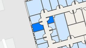 
							Planritning för Regus Lidingö, 2 privata rum, 11 m²