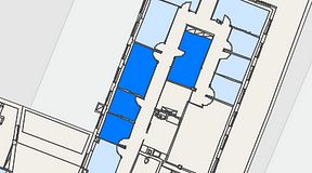 
							Planritning för Regus Östermalmstorg, 4 privata rum, 41 m²