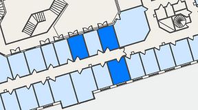 Planritning för Regus Odinsgatan 13, 3 privata rum, 31 m²