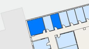 
							Planritning för Regus Lidingö, 2 privata rum, 30 m²