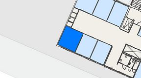 
							Planritning för Convendum Gävlegatan 16, 1 privata rum, 19 m²