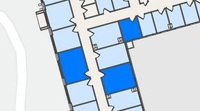 
							Planritning för United Spaces Östra Hamngatan, 3 privata rum, 50 m²