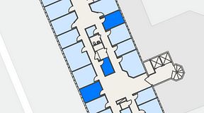 
							Planritning för Regus Helsingborg Södergatan, 3 privata rum, 28 m²