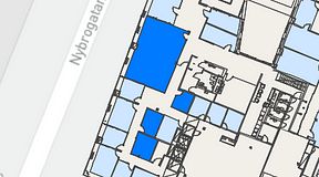 Planritning för Regus Östermalmstorg, 4 privata rum, 82 m²