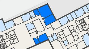 
							Planritning för Spaces Hyllie Vista, 5 privata rum, 95 m²