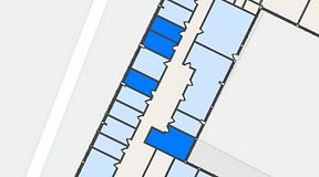 
							Planritning för Quick Office Älvsjö, 4 privata rum, 44 m²
