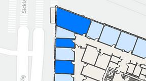 Planritning för A house Sickla, 3 privata rum, 91 m²