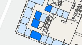 Planritning för Regus Östermalmstorg, 4 privata rum, 38 m²