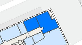 
							Planritning för iOffice Vasagatan 10, 2 privata rum, 66 m²