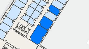
							Planritning för Convendum Sundbyberg, 3 privata rum, 86 m²