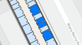 
							Planritning för 7A Posthuset, Vasagatan 28, 4 privata rum, 62 m²