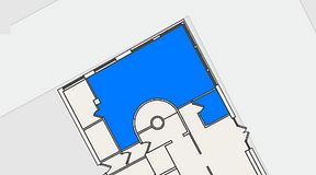 
							Planritning för Convendum Drottninggatan, 2 privata rum, 63 m²