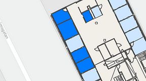 
							Planritning för Convendum Västra Järnvägsgatan 3, 5 privata rum, 50 m²