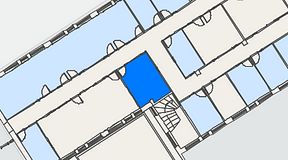 
							Planritning för Regus Kistagången 20b, 1 privata rum, 17 m²