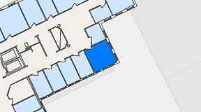 
							Planritning för iOffice Kungsgatan 60, 1 privata rum, 15 m²