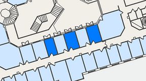Planritning för Regus Odinsgatan 13, 3 privata rum, 28 m²