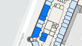 
							Planritning för FASTOFFICE Johanneslundsvägen 12, 5 privata rum, 71 m²