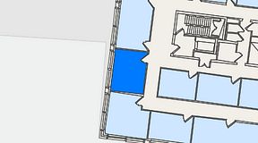 Planritning för United Spaces Elektrogatan 10, 1 privata rum, 22 m²