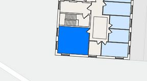 Planritning för FirstOffice Åby Arena, 1 privata rum, 41 m²