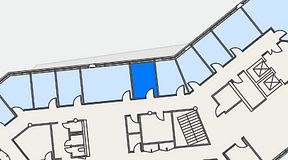 
							Planritning för CoW Älvsjö, 1 privata rum, 10 m²