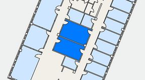 
							Planritning för Växthuset Jägershillgatan, 2 privata rum, 38 m²