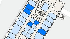
							Planritning för Convendum Sundbyberg, 5 privata rum, 63 m²