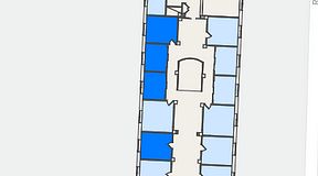 
							Planritning för Regus Triangeln Station, 4 privata rum, 52 m²