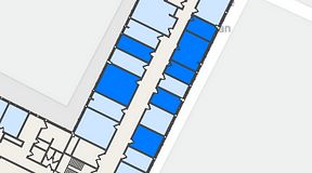 
							Planritning för Quick Office Älvsjö, 5 privata rum, 103 m²