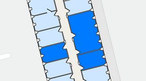 Planritning för Quick Office Telefonplan, 3 privata rum, 72 m²
