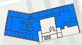 
							Planritning för THE WORKS Medborgarplatsen, 1 privata rum, 795 m²