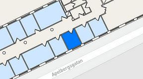 
							Planritning för iOffice Olof Palmes Gata 11, 1 privata rum, 11 m²