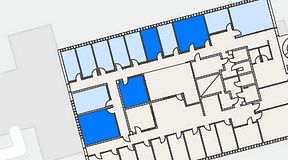 
							Planritning för Regus Lidingö, 4 privata rum, 67 m²