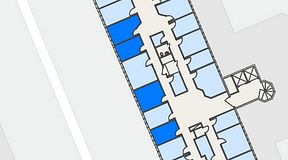 
							Planritning för Regus Helsingborg Södergatan, 4 privata rum, 49 m²