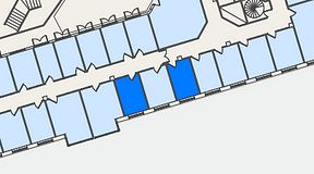 
							Planritning för Regus Odinsgatan 13, 2 privata rum, 18 m²