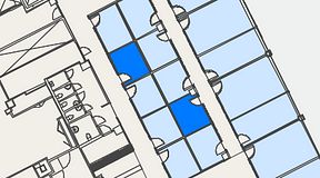 Planritning för Convendum Vasagatan 16, 2 privata rum, 18 m²