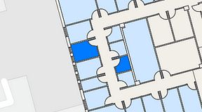 
							Planritning för Regus Lidingö, 2 privata rum, 11 m²