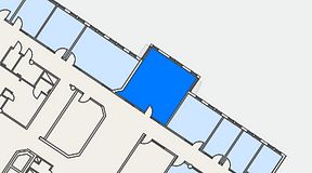 
							Planritning för Atmosfär Coworking, 1 privata rum, 33 m²