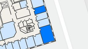 
							Planritning för Regus Odinsgatan 13, 2 privata rum, 34 m²