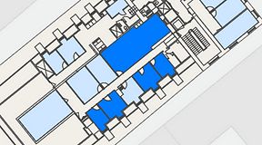 
							Planritning för Spaces Gamla Stan, 5 privata rum, 98 m²