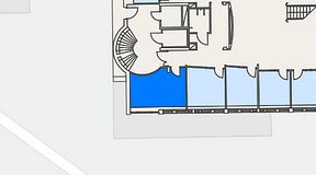
							Planritning för Regus Täby, 1 privata rum, 17 m²