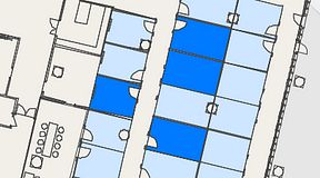 Planritning för Convendum Fleminggatan 18, 4 privata rum, 57 m²