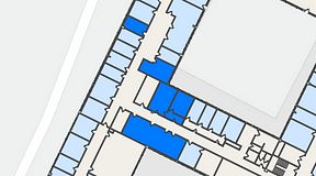 
							Planritning för Quick Office Älvsjö, 4 privata rum, 98 m²