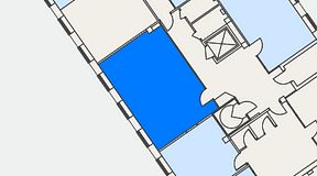 Planritning för Regus Östersund, 1 privata rum, 15 m²
