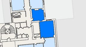 
							Planritning för KG10 Kungsgatan 8, 2 privata rum, 44 m²