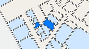 Planritning för Quick Office Bromma Blocks, 2 privata rum, 13 m²