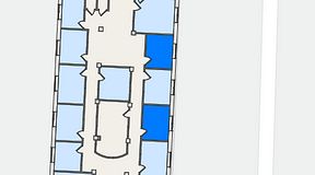 
							Planritning för Regus Triangeln Station, 2 privata rum, 21 m²