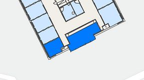 
							Planritning för Convendum Västra Järnvägsgatan 3, 2 privata rum, 32 m²