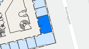 
							Planritning för FASTOFFICE Repslagaregatan, 1 privata rum, 24 m²