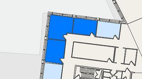 
							Planritning för United Spaces Elektrogatan 10, 3 privata rum, 67 m²